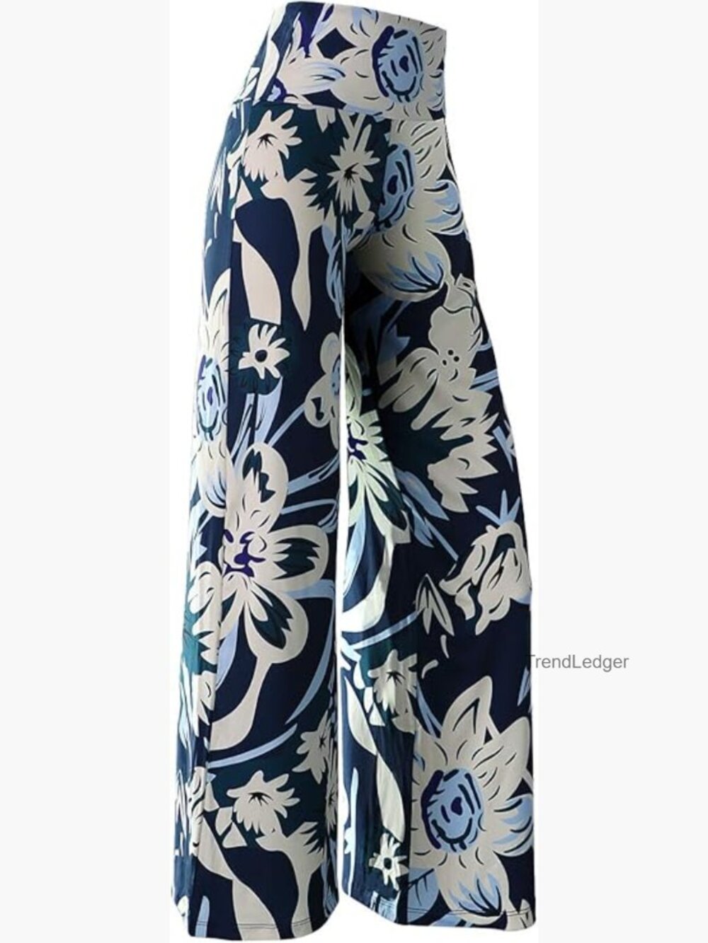 Wide Leg Flowy Pants High Waisted Casual Palazzo - Picture 1 of 7